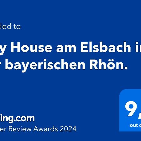 Tiny House Am Elsbach In Der Bayerischen Rhoen. Oberelsbach Exterior photo